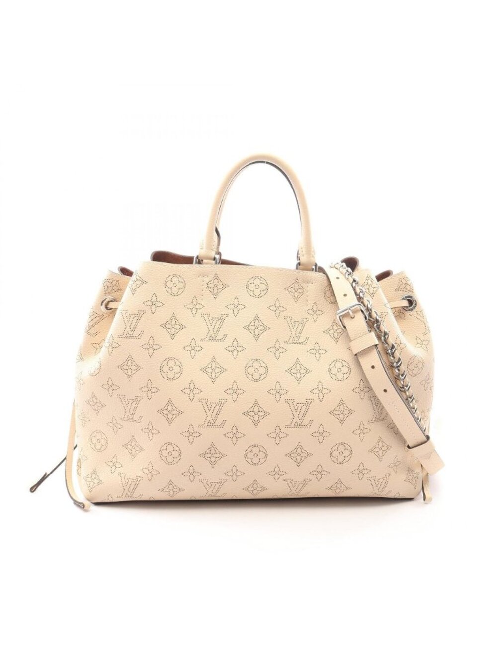 Louis Vuitton Handbag Bella Tote 2-Way Cream Leather